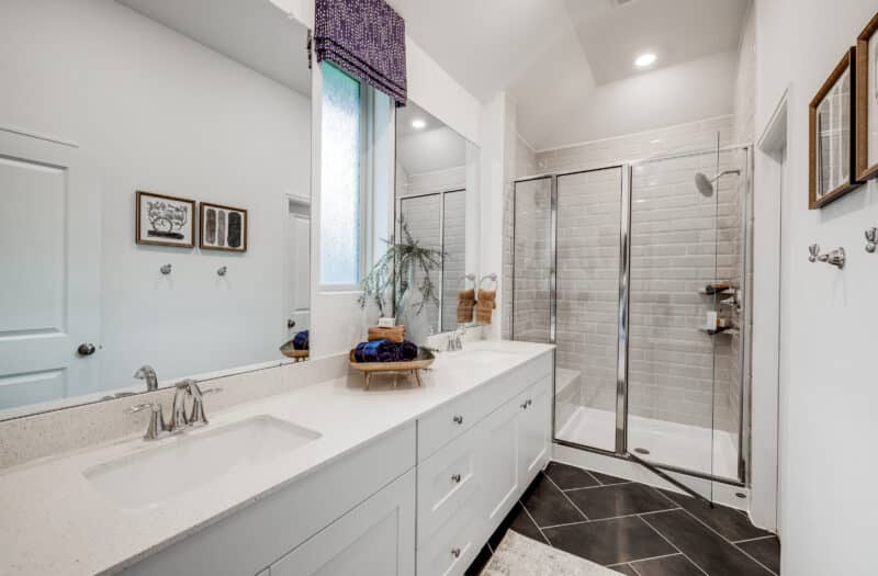 village builders in fulshear bathroom