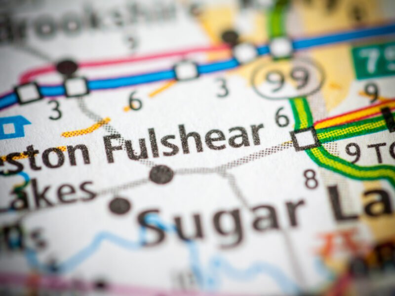 Map of Fulshear Texas