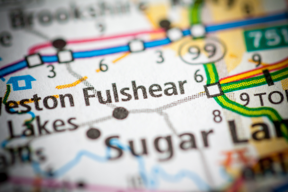 Map of Fulshear Texas