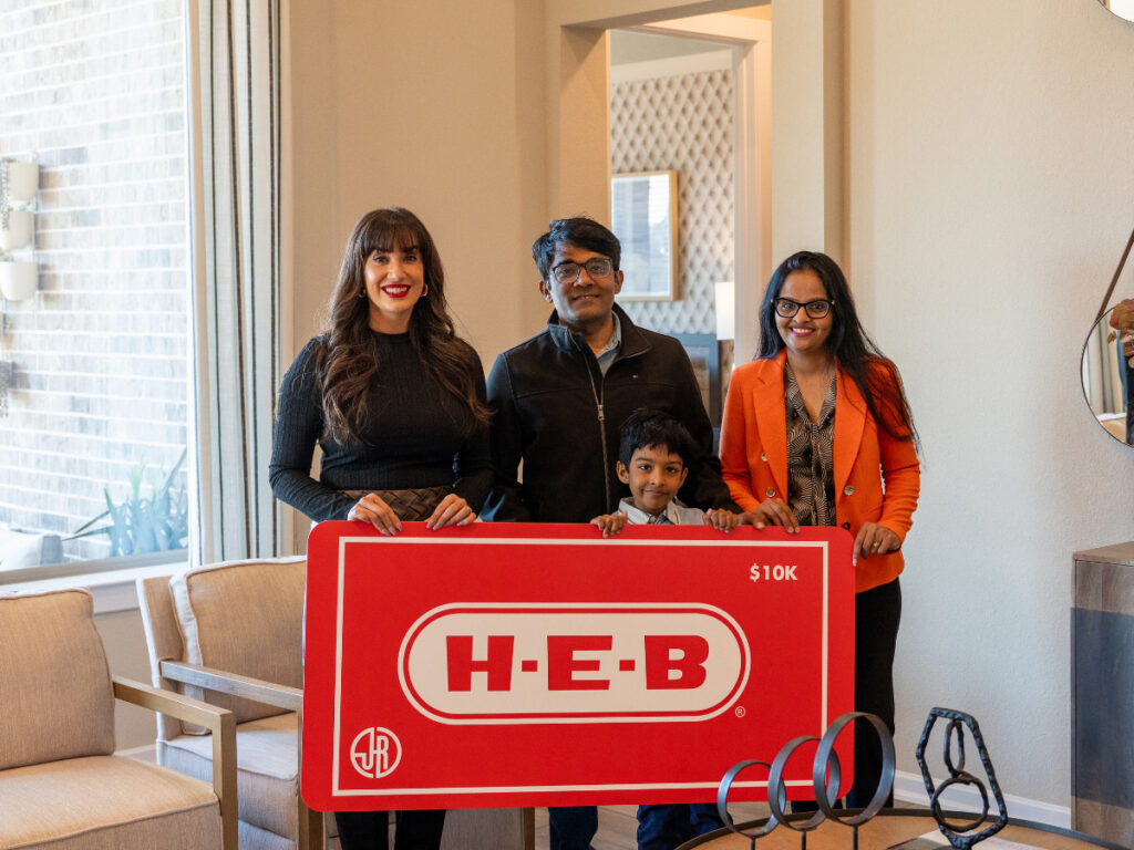Singh Family Wins HEB Contest at Jordan Ranch Katy TX